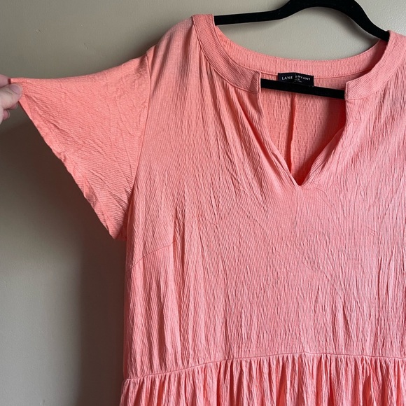 Lane Bryant Flutter Sleeve tiered swing Dress size 14/16 - Picture 2 of 9